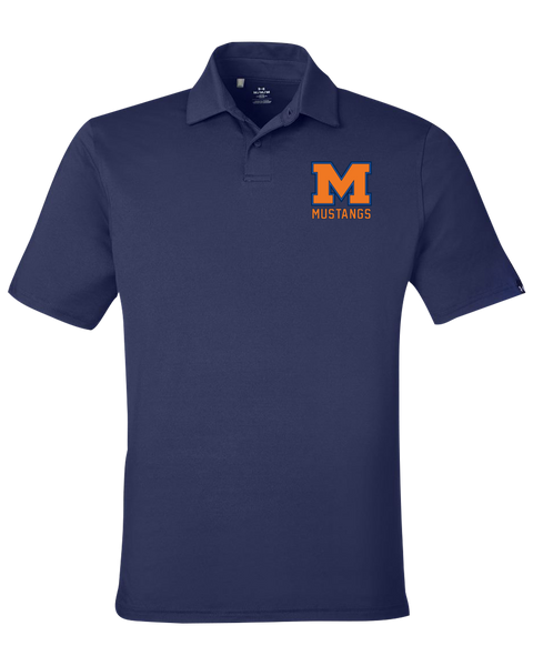 Vincent Massey Mens Under Armour® Recycled Polo with Embroidered Logo