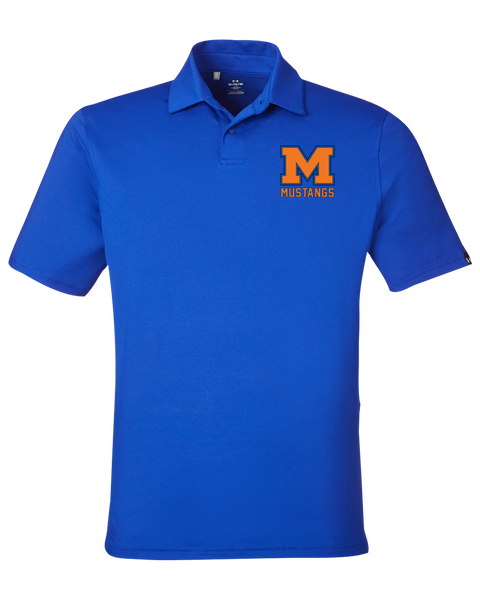 Vincent Massey Mens Under Armour® Recycled Polo with Embroidered Logo
