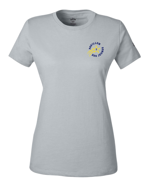 Pavillon Des Jeunes Ladies Under Armour® Athletic 2.0 T-Shirt with Printed Logo