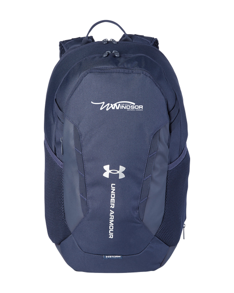 City of Windsor Under Armour Hustle Backpack with Printed Logo