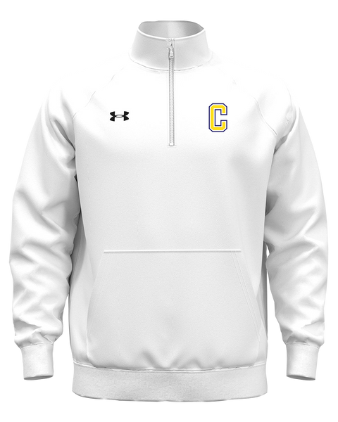 Central Baseball Adult Under Armour Rival Fleece Quarter-Zip with Embroidered Logo
