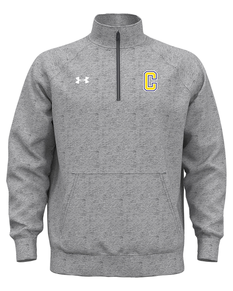 Central Baseball Adult Under Armour Rival Fleece Quarter-Zip with Embroidered Logo