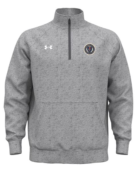 Rose City Football Club Adult Under Armour® Rival Fleece Quarter-Zip with Embroidered Logo