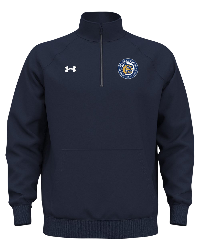 General Brock Adult Under Armour Rival Fleece Quarter-Zip with Embroidered Logo