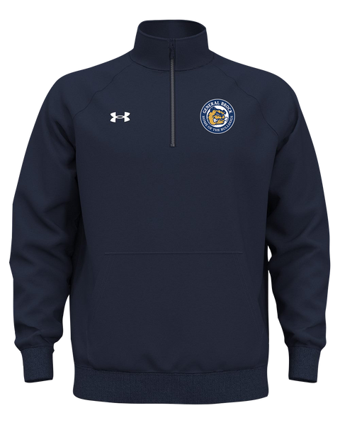 General Brock Adult Under Armour Rival Fleece Quarter-Zip with Embroidered Logo