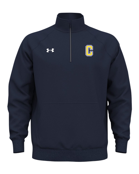 Central Baseball Adult Under Armour Rival Fleece Quarter-Zip with Embroidered Logo