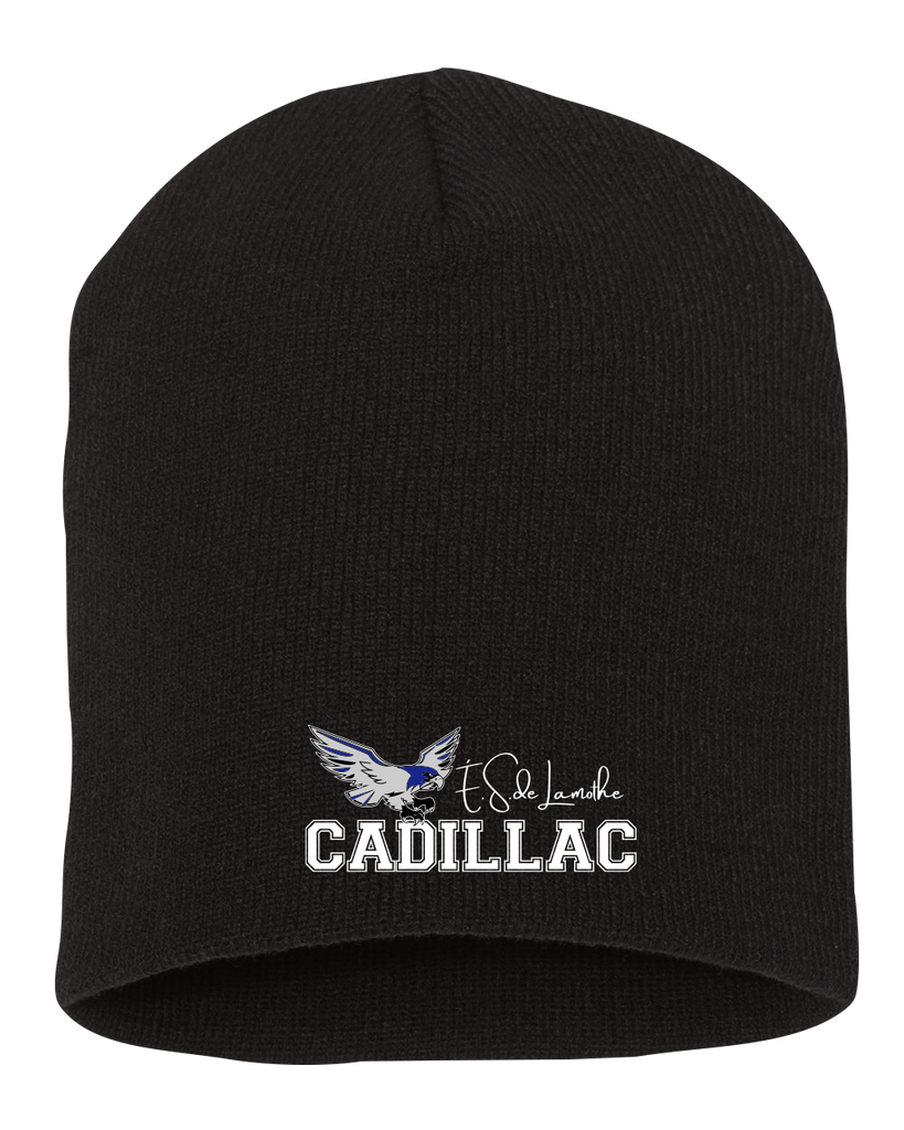 Lamothe-Cadillac Adult Knit Beanie with Embroidered Logo
