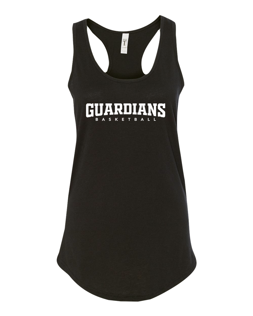 Guardians Basketball Ladies Racerback Tank with Printed Logo