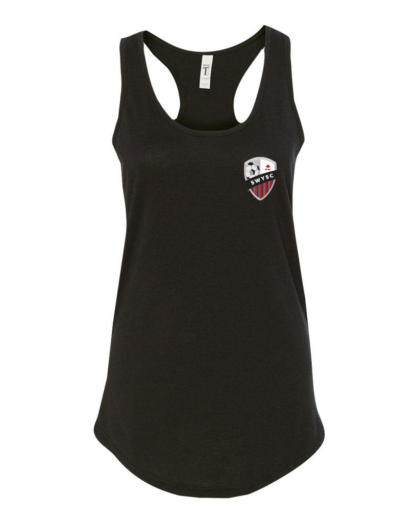 SWYSC Ladies Racerback Tank with Printed Logo
