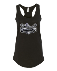 Windsor Lacrosse Club Ladies Racerback Tank with Printed Logo
