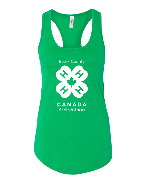 Essex County 4-H Ladies Racerback Tank with Printed Logo