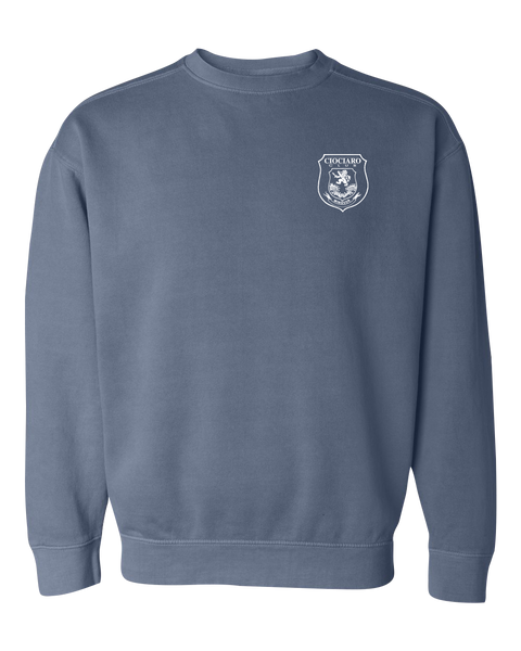 Ciociaro Club Adult Crewneck Sweatshirt with Left Chest Printed Logo