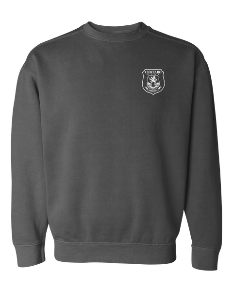 Ciociaro Club Adult Crewneck Sweatshirt with Left Chest Printed Logo