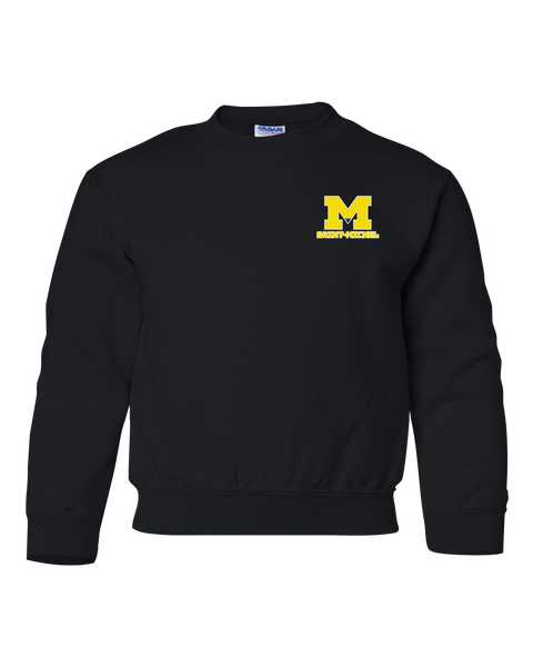 Saint-Michel Youth Fleece Crewneck with Printed Logo