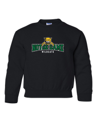 Wildcats Cotton Crewneck Sweatshirt with Printed Logo YOUTH