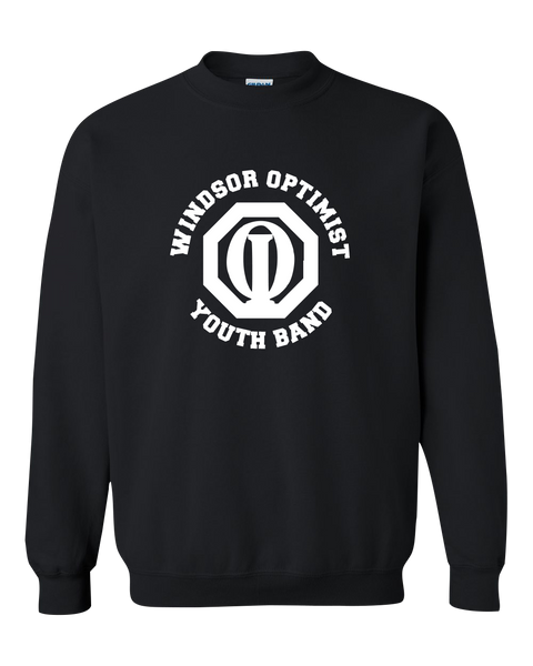 Windsor Optimist Band Adult Unisex Heavy Blend Crewneck Sweatshirt with Printed Logo