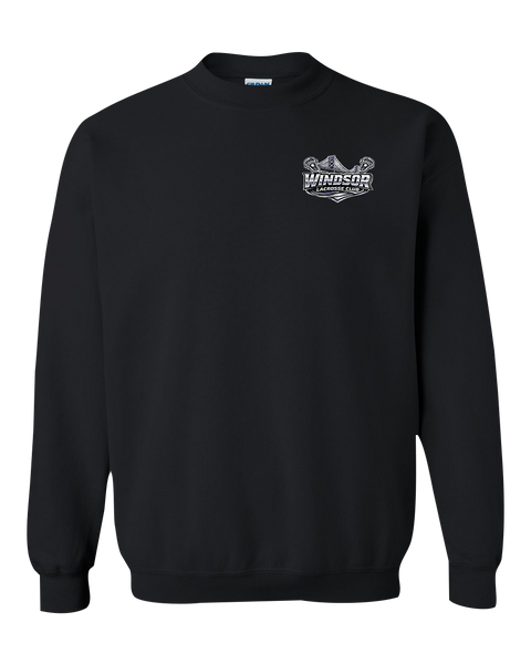 Windsor Lacrosse Club Youth Fleece Crewneck with Printed Left Chest Logo