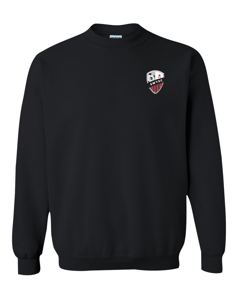 SWYSC Youth Fleece Crewneck with Printed Left Chest Logo