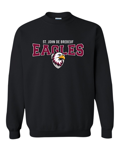 St. John de Brebeuf Youth Fleece Crewneck with Printed Logo
