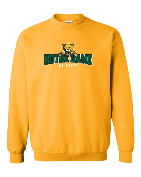 Wildcats Cotton Crewneck Sweatshirt with Printed Logo ADULT