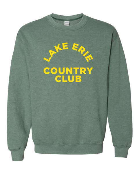 Lake Erie Country Club Adult Crewneck Sweatshirt with Printed Logo