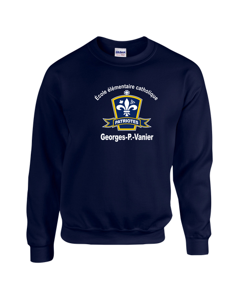 Georges-P.-Vanier Adult Fleece Crewneck with Printed Logo