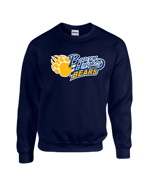 Beacon Heights Adult Fleece Crewneck with Printed Logo