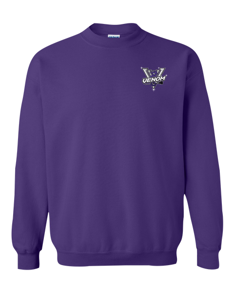 Venom WMSL Adult Fleece Crewneck with Printed Left Chest Logo