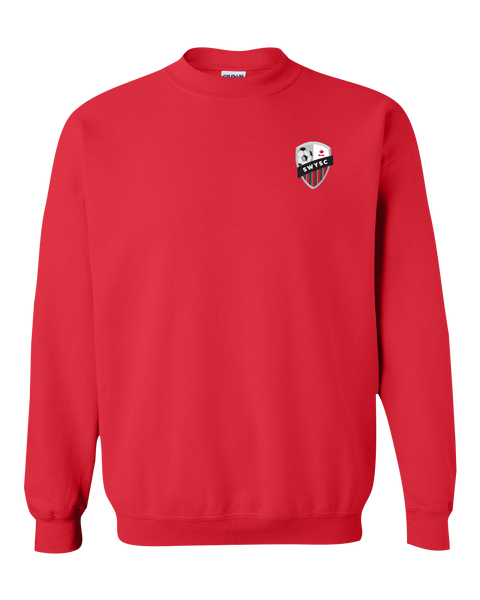 SWYSC Youth Fleece Crewneck with Printed Left Chest Logo