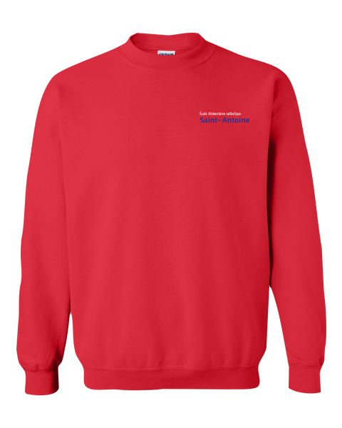 Saint-Antoine Youth Heavy Blend Crewneck Sweatshirt with Printed Left Chest Logo