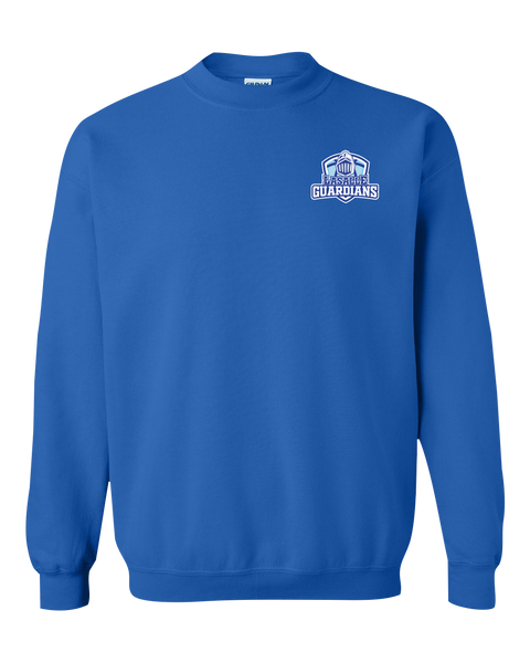 Lasalle Guardians Adult Fleece Crewneck with Printed Left Chest Logo