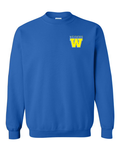 Wolverines Youth Crewneck Sweatshirt with Embroidered Logo
