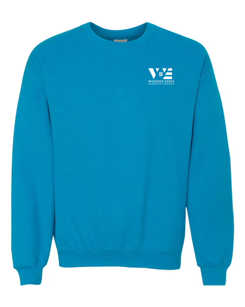 Windsor Essex Community Housing Adult Crewneck Sweatshirt with Left Chest Embroidered Logo
