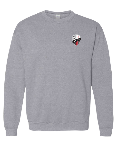 SWYSC Youth Fleece Crewneck with Printed Left Chest Logo