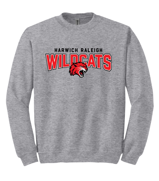 Harwich Raleigh Adult Fleece Crewneck with Printed Logo