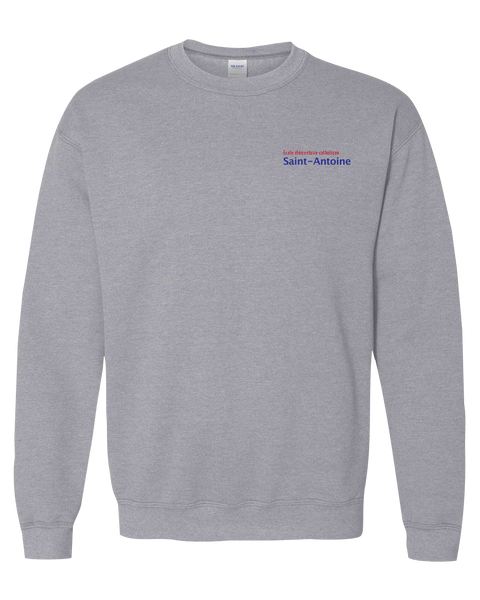 Saint-Antoine Youth Heavy Blend Crewneck Sweatshirt with Printed Left Chest Logo