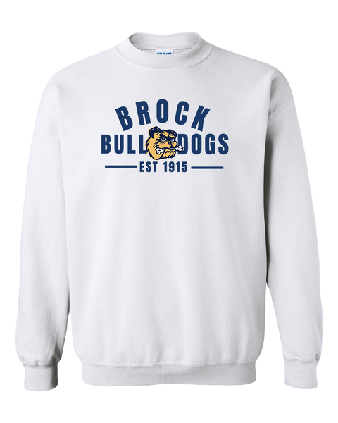 General Brock EST 1915 Youth Fleece Crewneck with Printed Logo