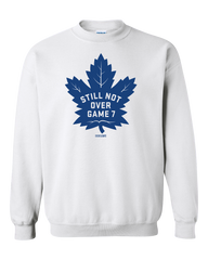 "Still Not Over Game 7" Disbeleafs Adult Fleece Crewneck with Printed Logo