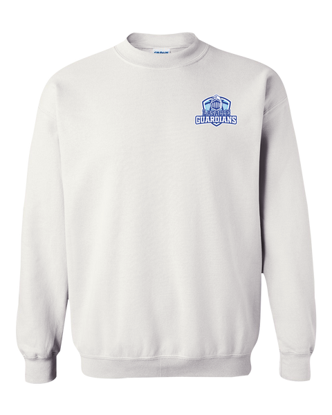 Lasalle Guardians Youth Fleece Crewneck with Printed Left Chest Logo