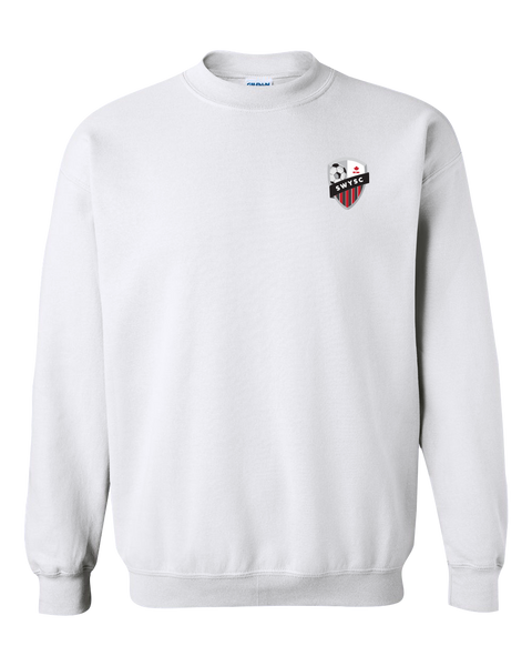 SWYSC Youth Fleece Crewneck with Printed Left Chest Logo