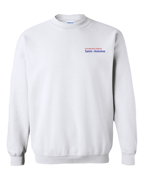 Saint-Antoine Youth Heavy Blend Crewneck Sweatshirt with Printed Left Chest Logo