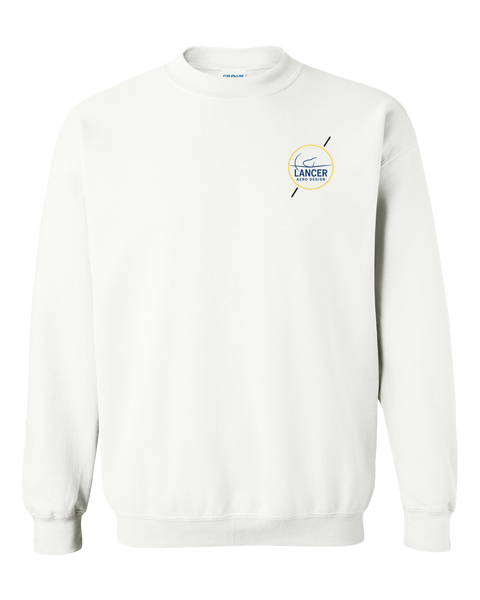 Lancer Aero Design Adult Heavy Blend Crewneck Sweatshirt with Printed Left Chest Logo