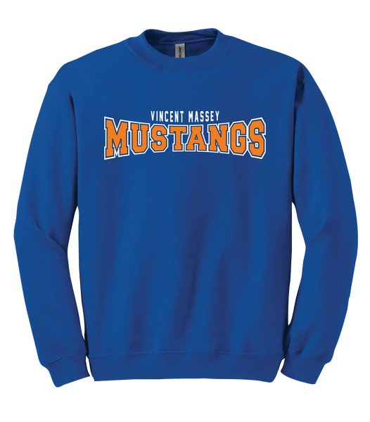 Vincent Massey Adult Fleece Crewneck with Printed Logo