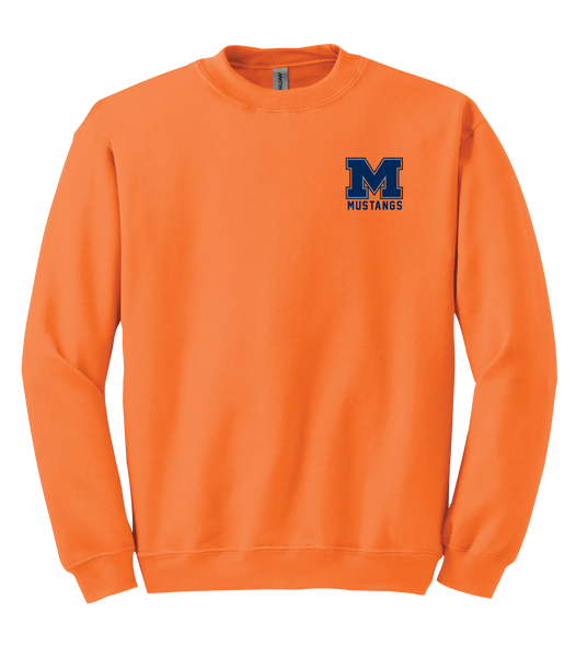 Vincent Massey Adult Fleece Crewneck with Embroidered Logo
