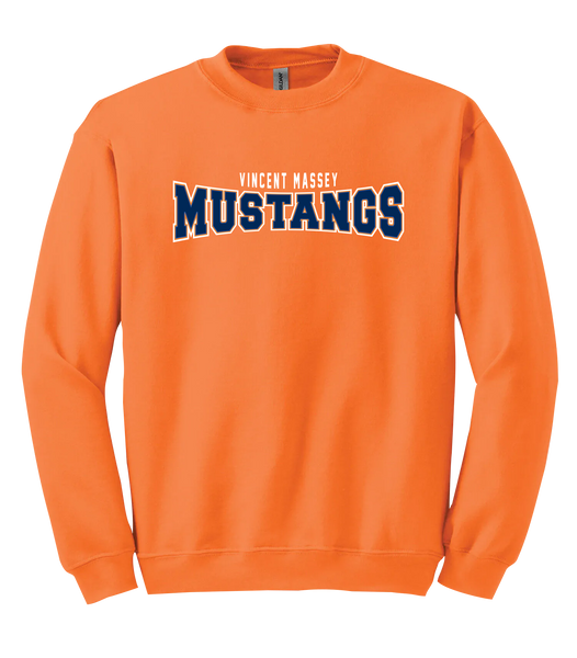 Vincent Massey Adult Fleece Crewneck with Printed Logo
