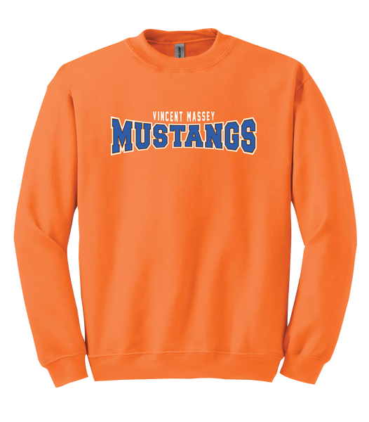 Vincent Massey Adult Fleece Crewneck with Printed Logo