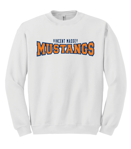Vincent Massey Adult Fleece Crewneck with Printed Logo