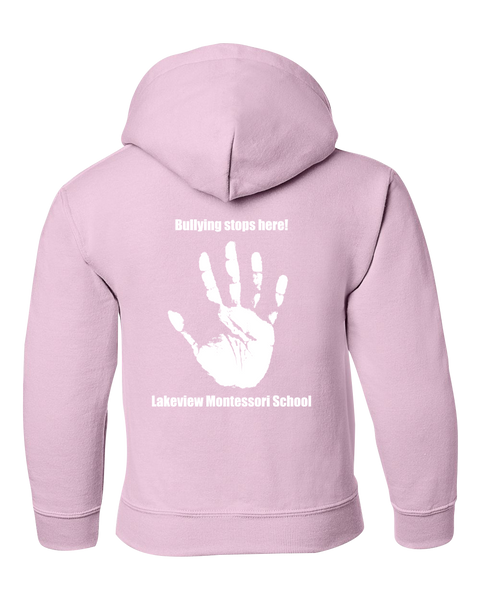 Lakeview Anti-Bullying Youth Hooded Sweatshirt with Printed Logo