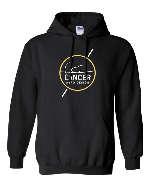 Lancer Aero Design Adult Heavy Blend Hooded Sweatshirt with Printed Logo