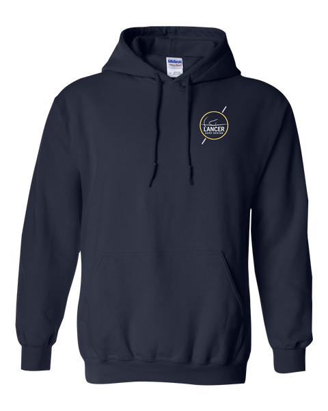 Lancer Aero Design Adult Heavy Blend Hooded Sweatshirt with Printed Left Chest Logo